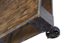 Magnussen Pinebrook Rectangular Starter Cocktail Table in Distressed Natural Pine