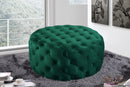 Addison Green Velvet Ottoman/Bench