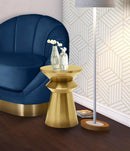 Jai Brushed Gold End Table