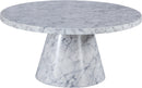 Omni White Faux Marble Coffee Table