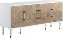 Jive White Lacquer Sideboard/Buffet