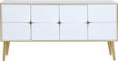 Pop White / Gold Sideboard/Buffet