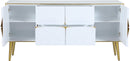 Pop White / Gold Sideboard/Buffet