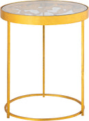 Butterfly Gold End Table