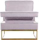 Noah Pink Velvet Accent Chair