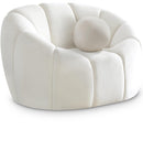Elijah Cream Velvet Chair