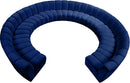 Infinity Navy Velvet 11pc. Modular Sectional