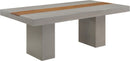Rio Light Grey Concrete Cement Dining Table (3 Boxes)