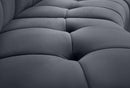 Limitless Grey Velvet 15pc. Modular Sectional
