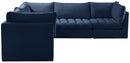 Jacob Navy Velvet Modular Sectional