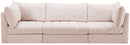 Jacob Pink Velvet Modular Sofa