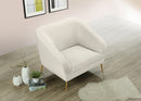 Hermosa Cream Velvet Chair