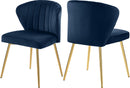 Finley Navy Velvet Dining Chair