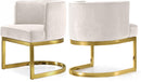 Gianna Cream Velvet Dining Chair