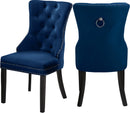 Nikki Navy Velvet Dining Chair