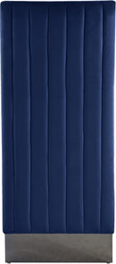 Porsha Navy Velvet Dining Chair