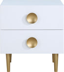 Zayne White Night Stand