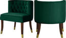 Perry Green Velvet Dining Chair
