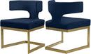 Alexandra Navy Velvet Dining Chair