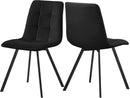 Annie Black Velvet Dining Chair