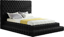 Revel Black Velvet Queen Bed (3 Boxes)