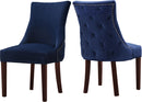 Hannah Navy Velvet Dining Chair