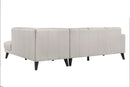 New Classic Altamura Sectional w/ LAF 3 Seat Sofa in Mist Gray