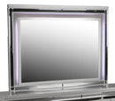 New Classic Furniture Valentino Lighted Mirror in Silver