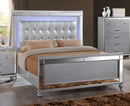 New Classic Furniture Valentino Youth Twin Bed in Silver