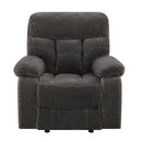 BRAVO GLIDER RECLINER-CHARCOAL