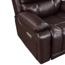CICERO RECLINING SOFA-BROWN