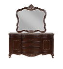 CONSTANTINE DRESSER/SERVER MIRROR-CHERRY