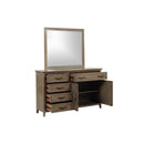 TYBEE DRESSER/SERVER MIRROR-SAND