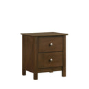 ZODIAC 2 DRAWER NIGHTSTAND-NATURAL