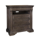 Pulaski Bedford Heights Media Chest in Estate Brown