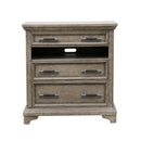 Pulaski Bristol Drawer Media Chest in Elm Brown