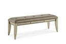 Pulaski Farrah Accent Bench in Metallic