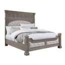 Pulaski Kingsbury California King Panel Bed in Gray