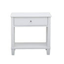Pulaski Open 'X' Leg Side Table in White