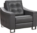 Pulaski Parker Leather Recliner in Supple Gray
