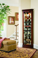 Pulaski Victorian Cherry Corner Curio