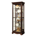 Pulaski Warm Cherry Mirrored Back Curio