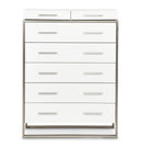 AICO Marquee Chest in Cloud White