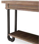 Aico Crossings Console Table in Reclaimed Barn