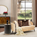 AICO Malibu Crest Loveseat in Dark Espresso