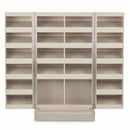 AICO Eclipse Footwear Cabinet in Moonlight