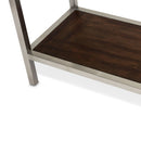 AICO Furniture Diversey ConsoleTable with Glass Top