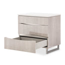 AICO Marin Nightstand in Greige