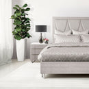 AICO Marin Nightstand in Greige