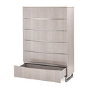 AICO Marin 6-Drawer Chest in Greige
